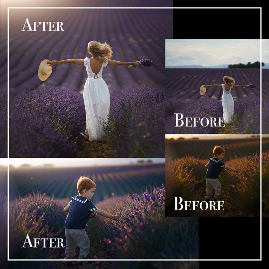 Editing Tutorial: Lavender fields