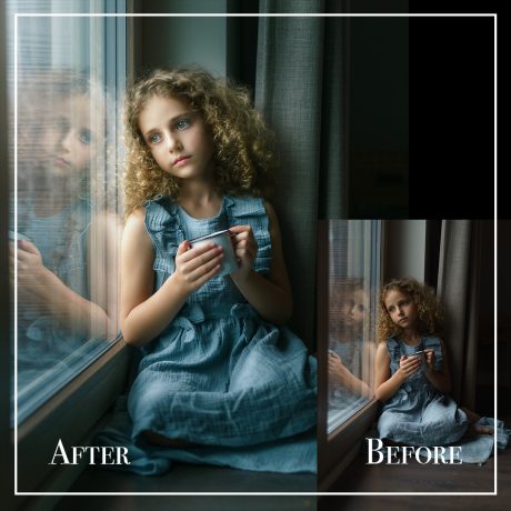 Tutorial: Portret przy Oknie